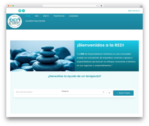 WordPress theme OneListing - redemprendedoras.cl