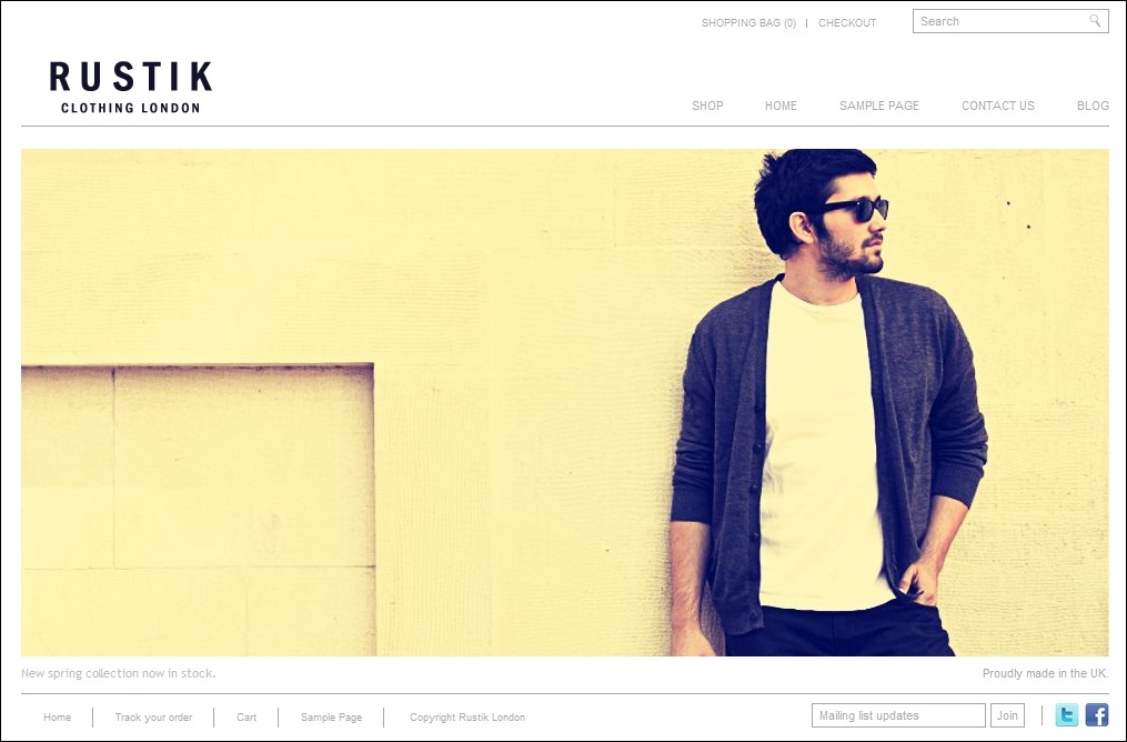 WordPress theme Rustik WordPress theme Rustik