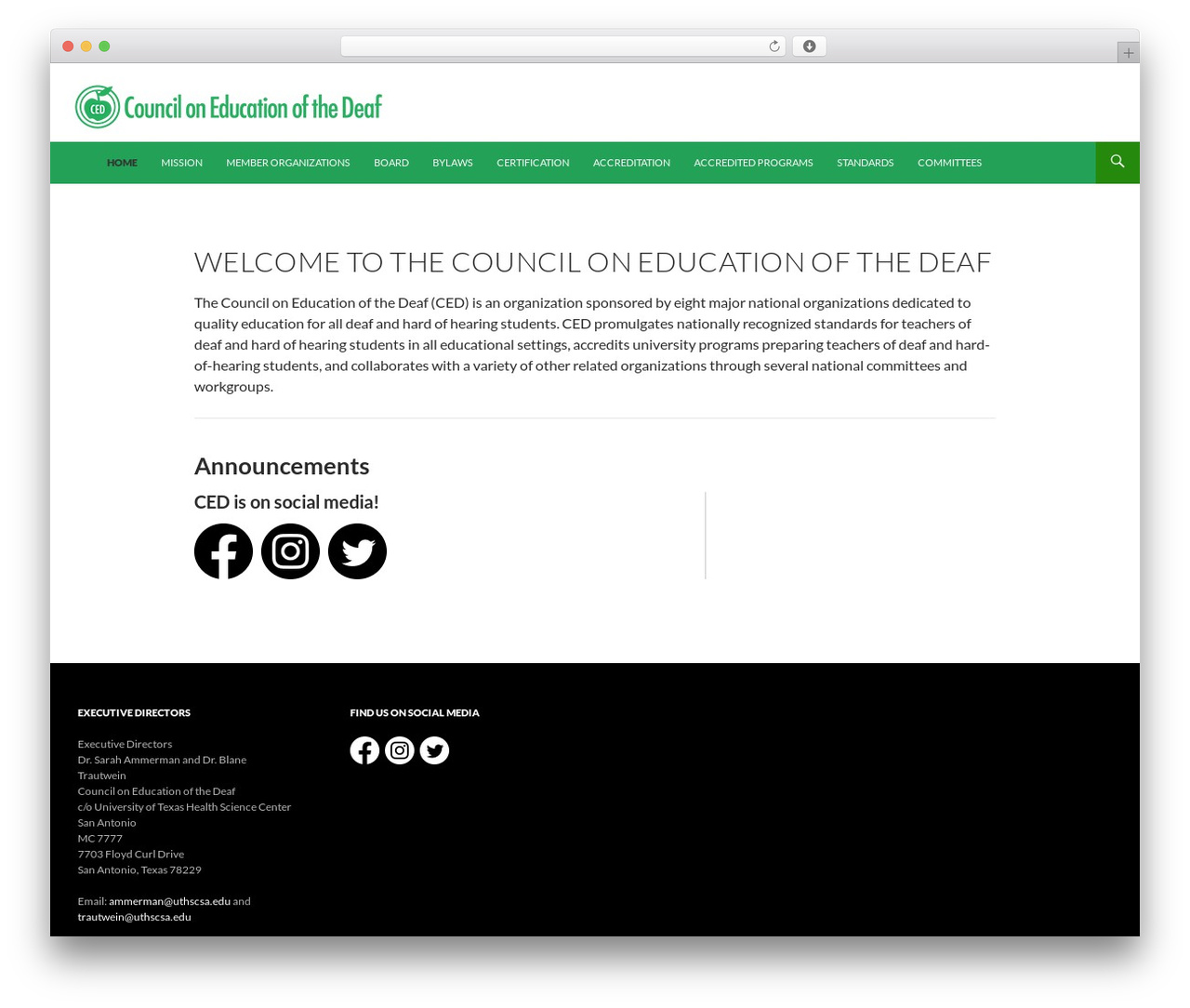 WP theme CED - councilondeafed.org WP theme CED - councilondeafed.org
