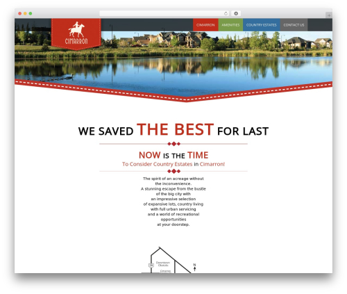 Wsi theme settings WordPress plugin - cimarronliving.com