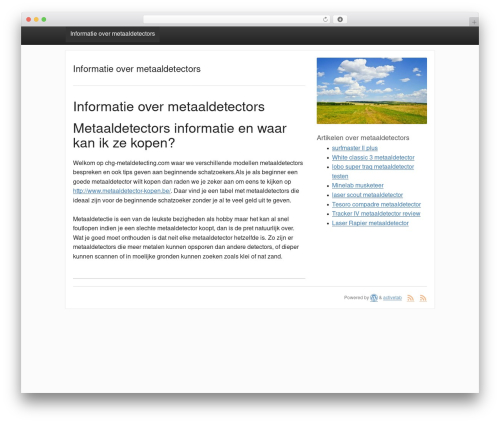 activetab free WordPress theme - chg-metaldetecting.com