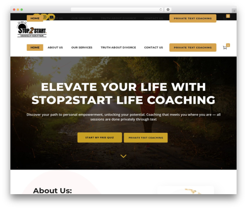 CodeCrab Technologies WordPress theme - stop2startlifecoaching.com