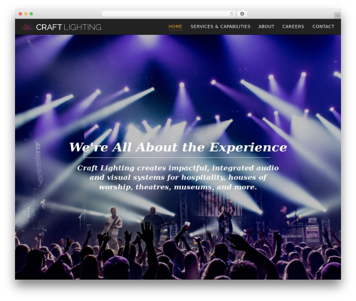 Custom Theme WordPress theme design - craftlighting.co