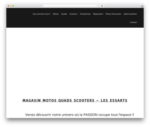 Divi theme WordPress - moto-one85.fr