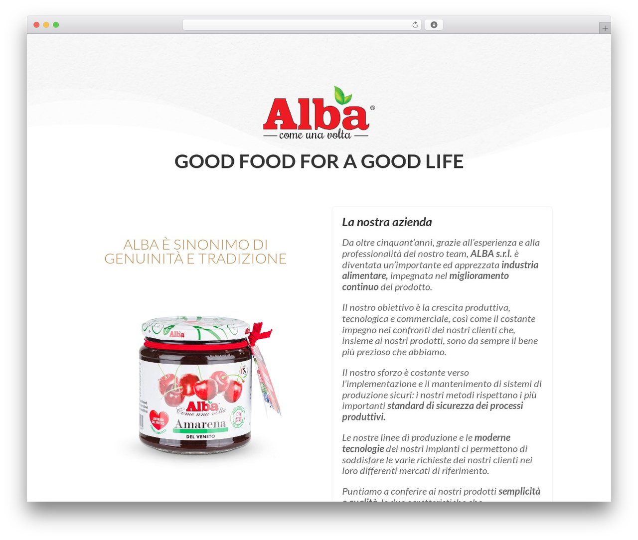 Divi WordPress theme - albafood.it Divi WordPress theme - albafood.it