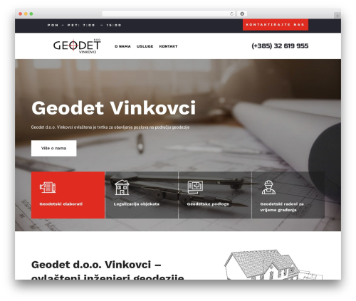 Divi WordPress theme - www.geodet-vk.hr