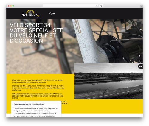 Dixionline Theme WordPress theme - velo-sport34.fr
