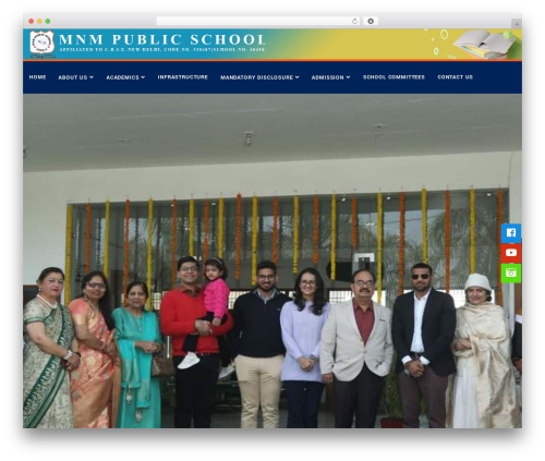 Dustra WordPress theme - mnmpublicschool.com