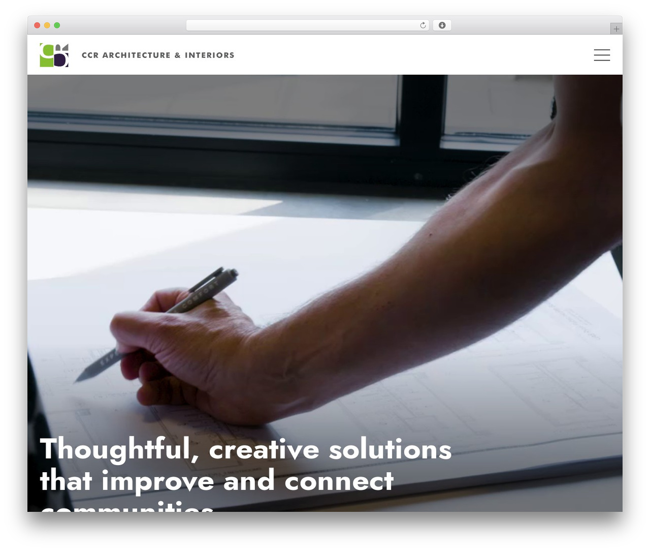 Kronos WordPress theme - ccrarchitecture.com