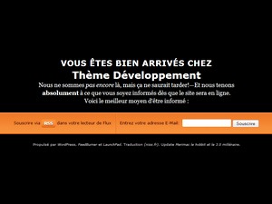 LaunchPad Fr WordPress theme by Ian Stewart