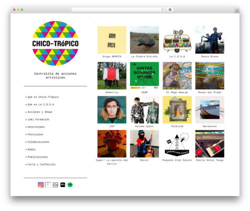 LeftSide theme WordPress free - chicotropico.com