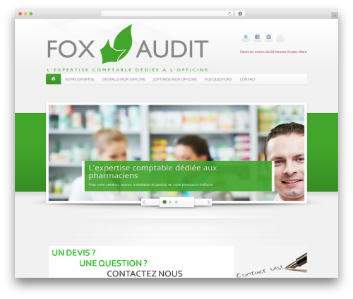 Maxx theme WordPress - comptable-pharmacie.com