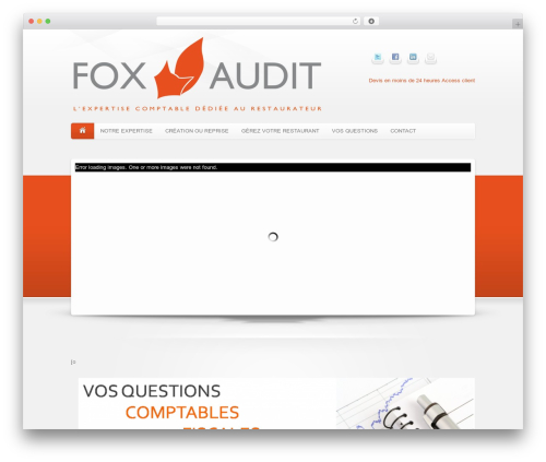 Maxx WordPress theme - comptable-restaurant.com