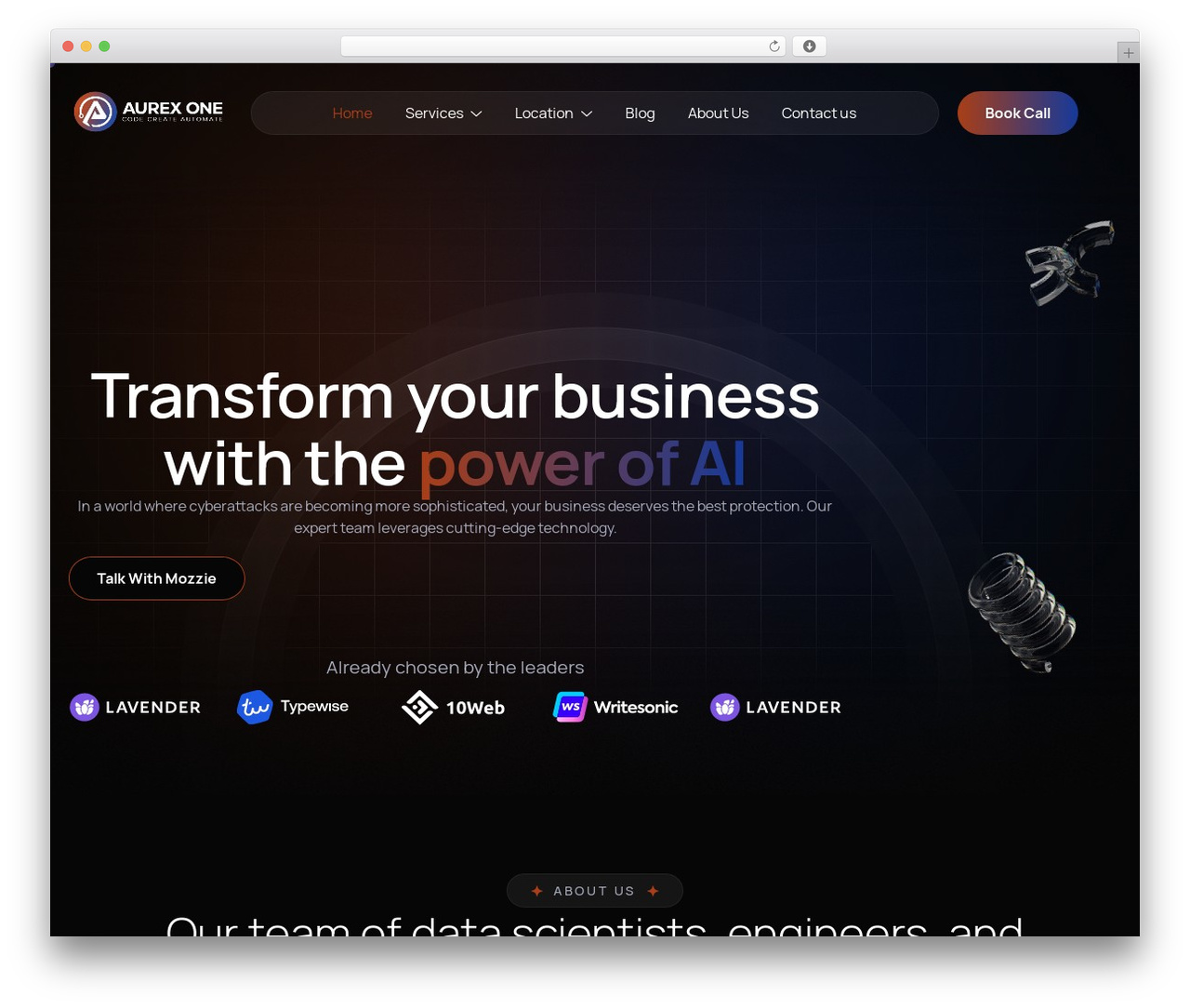 Nextmind WordPress theme - aurexone.com