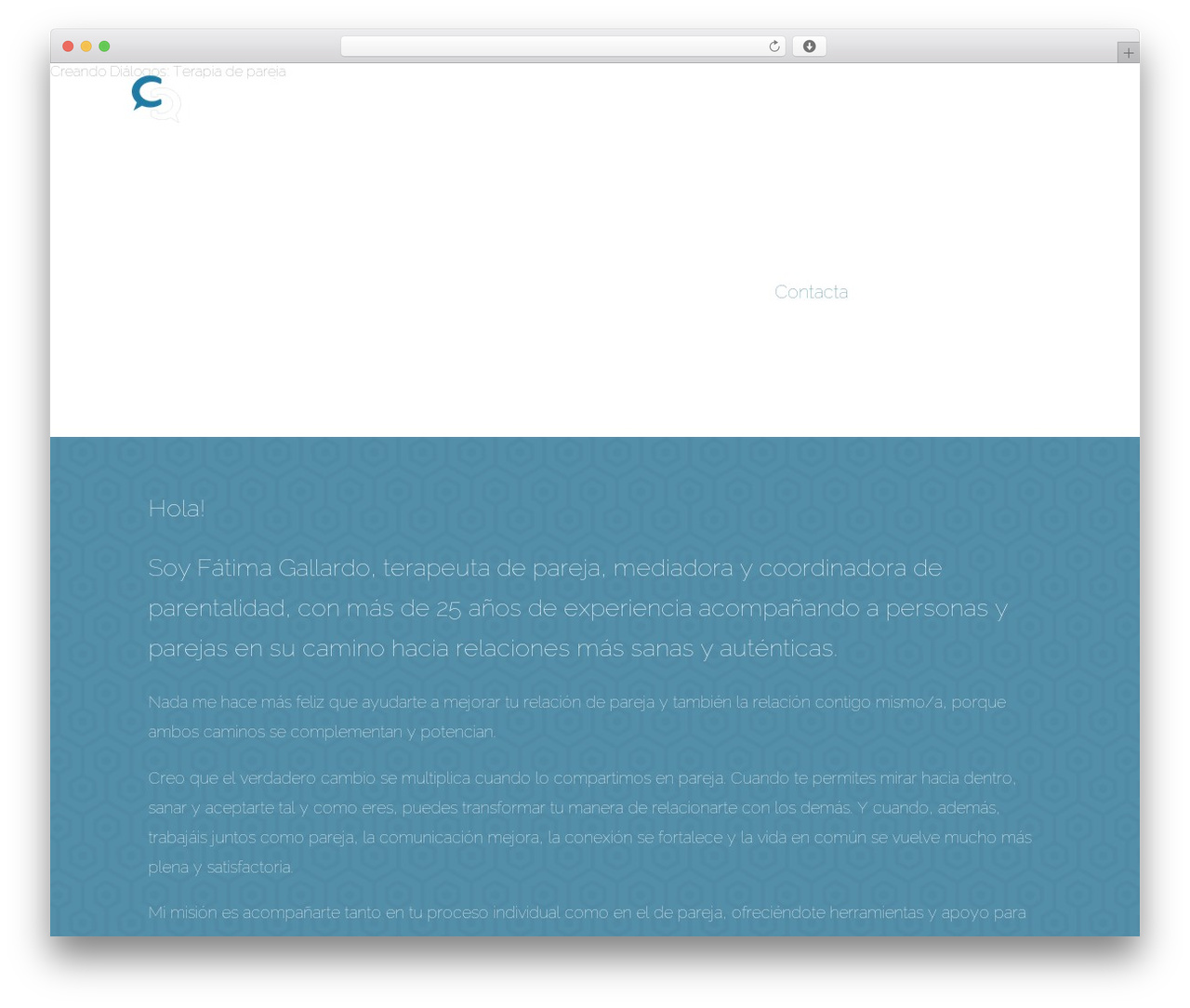 Optimizer PRO WordPress theme - creandodialogos.com
