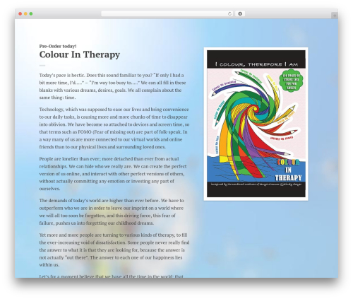 Meanthemes tools WordPress plugin - colourintherapy.co.za