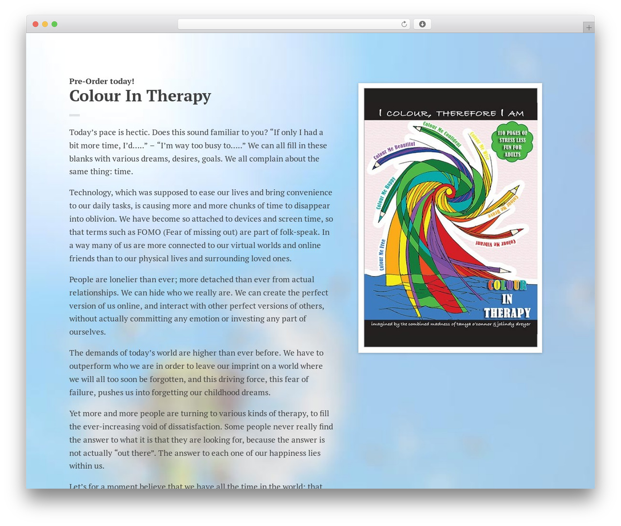Preface WordPress theme design - colourintherapy.co.za Preface WordPress theme design - colourintherapy.co.za