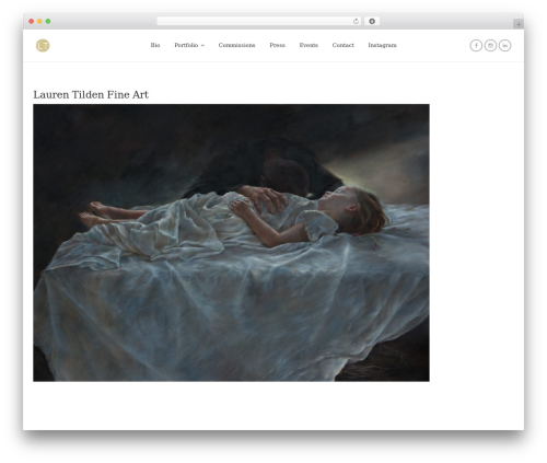 Shutter WordPress theme - laurentilden.com