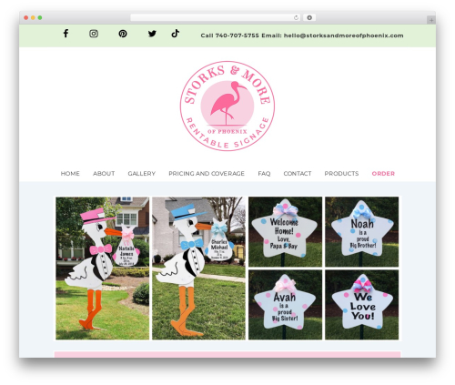 Theme WordPress Responsive - www.storksandmoreofphoenix.com