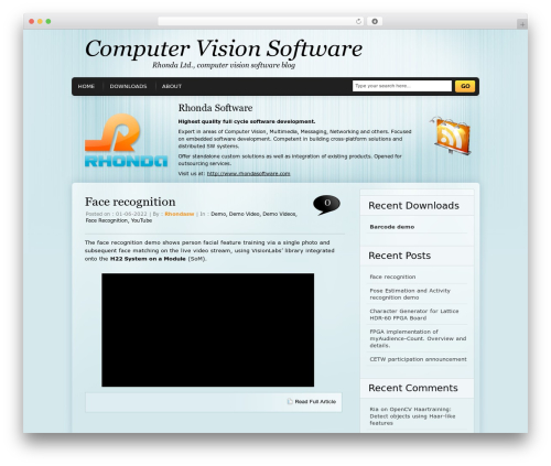 Theme WordPress DynaBlue - computer-vision-software.com/blog