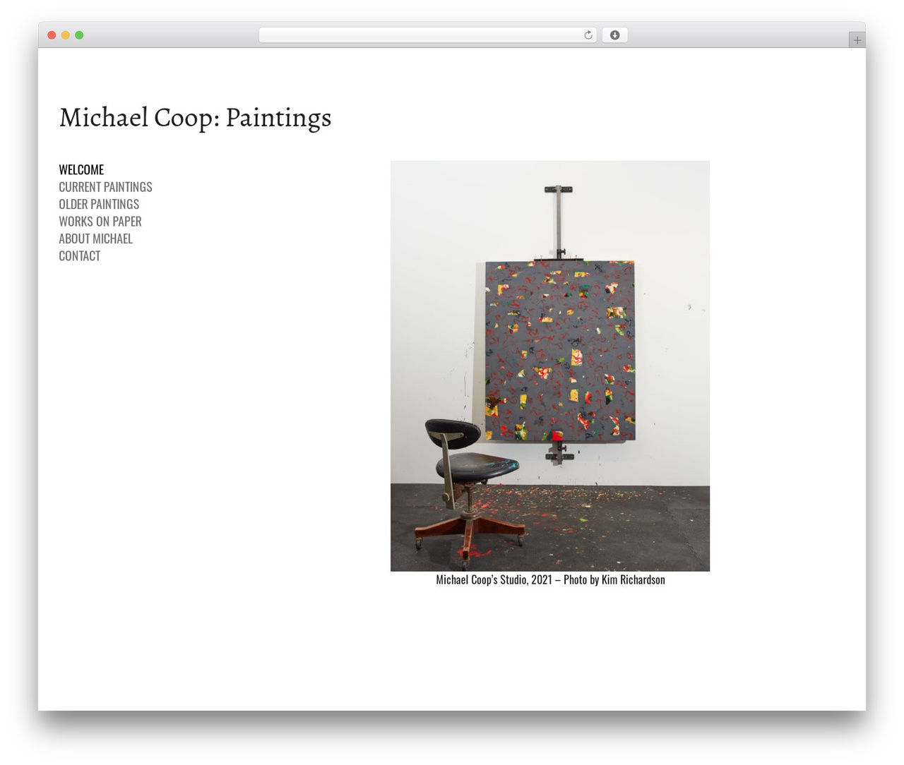 Theme WordPress MindBlank - Development Theme - michaelcoopart.com