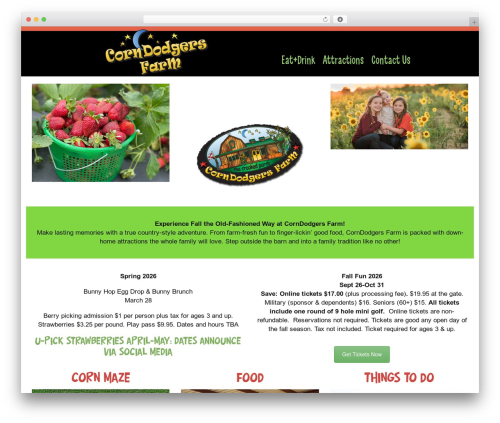 Thesis theme WordPress - corndodgersfarm.com