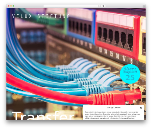 Web-Elements Theme WordPress theme - veluxstiftung.ch