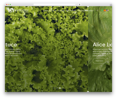 WordPress theme Mobme® Design - horticeres.com.br