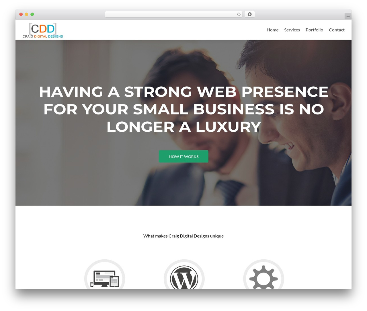 Zerif Lite WordPress theme - craigdigitaldesigns.com