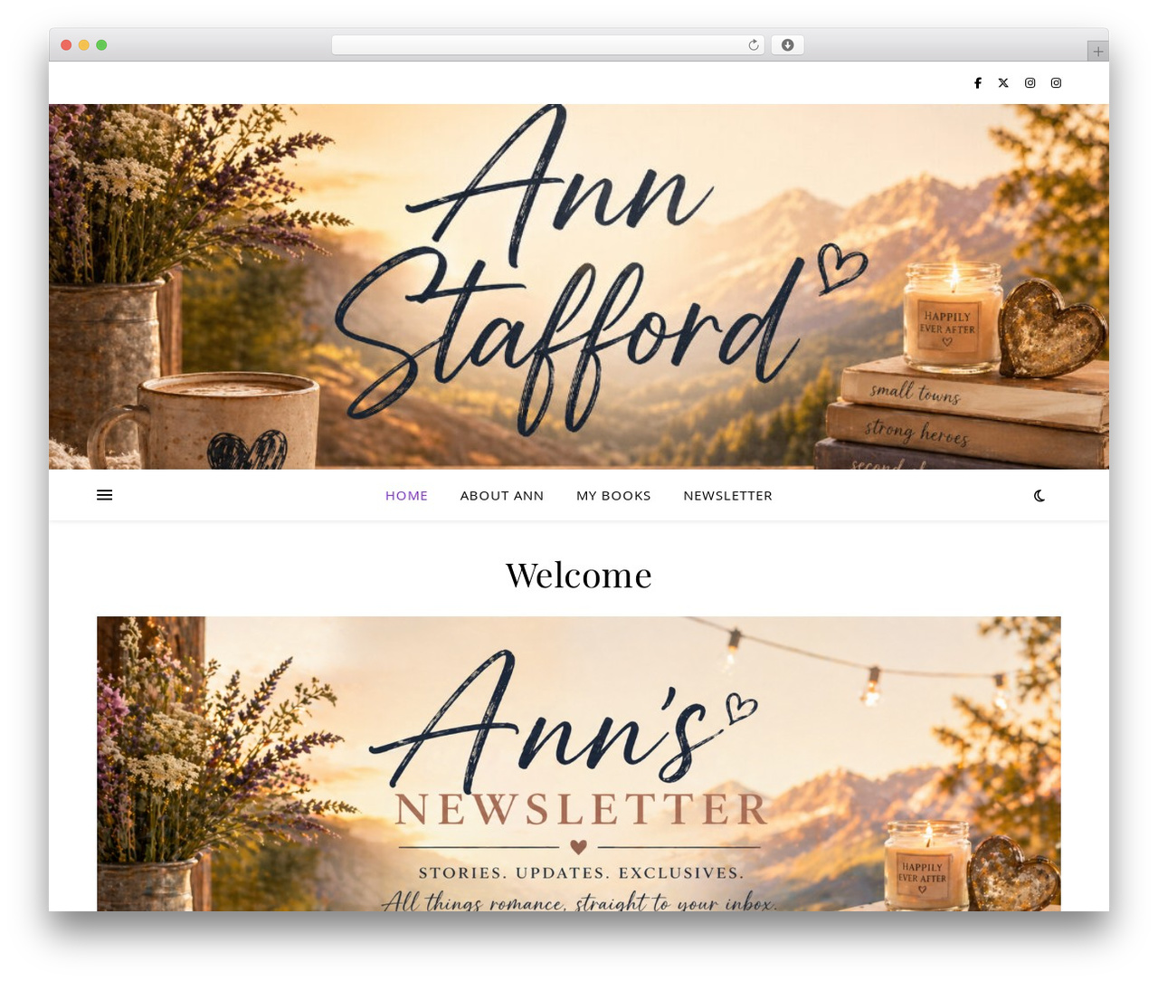 Ashe WordPress theme - annstafford.com Ashe WordPress theme - annstafford.com