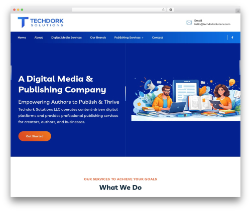 Braintech WordPress theme - techdorksolutions.com