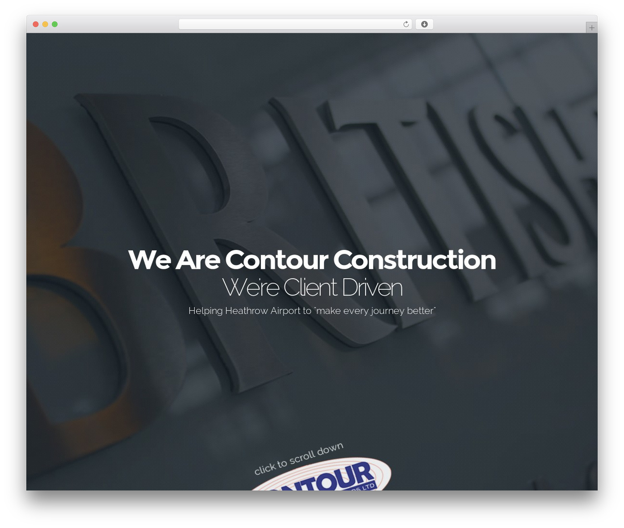 Contour WordPress theme - contourconstruction.co.uk