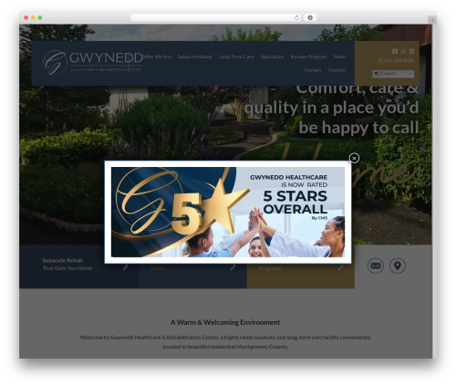GES theme WordPress - gwyneddhc.com