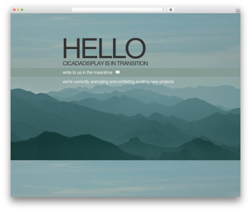 Makeover WordPress website theme - cicadadisplay.com