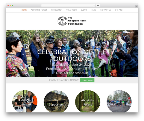 Nectar best WordPress theme - coopersrock.org