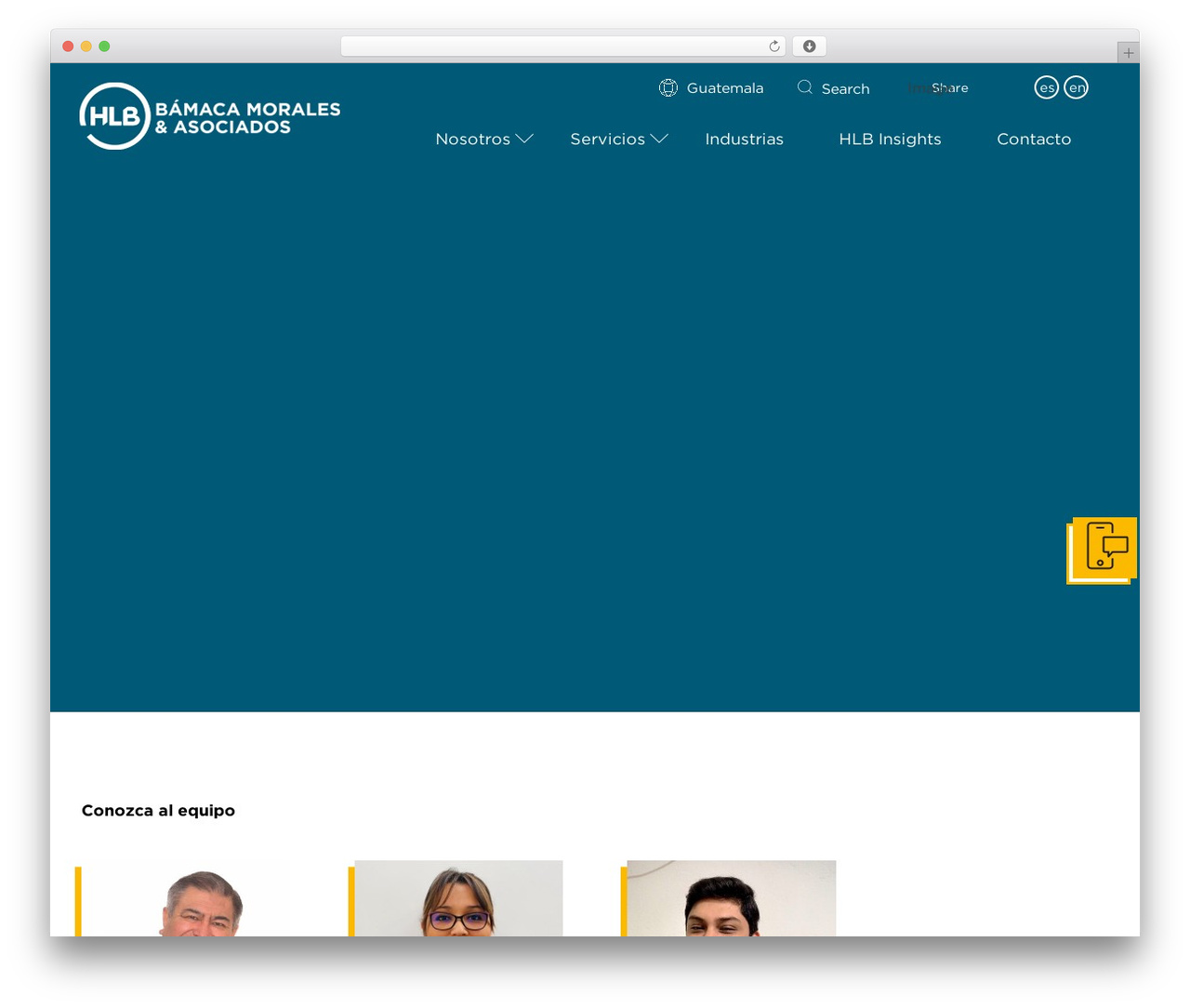Pro WordPress theme - hlbguatemala.com