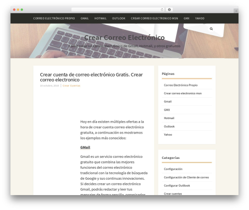 Theme WordPress Breena - crearcorreoelectronico.es