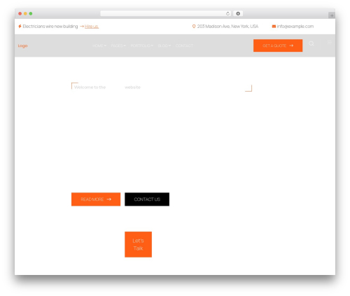 WordPress theme Constrax - constrax.themescamp.com/construction