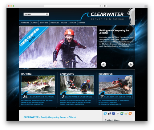WordPress theme SkyLight - clearwater.at