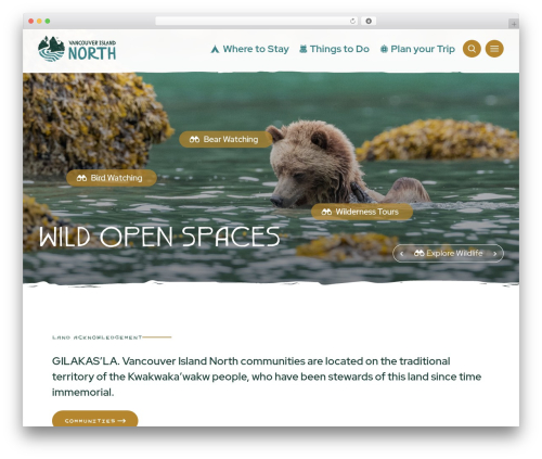Array Blank Theme WordPress travel theme - vancouverislandnorth.ca