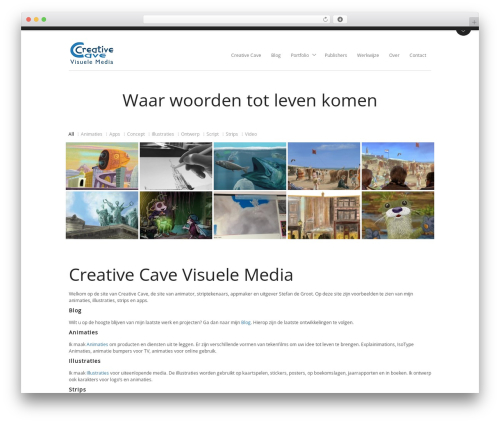 Aware WordPress theme - creativecave.com