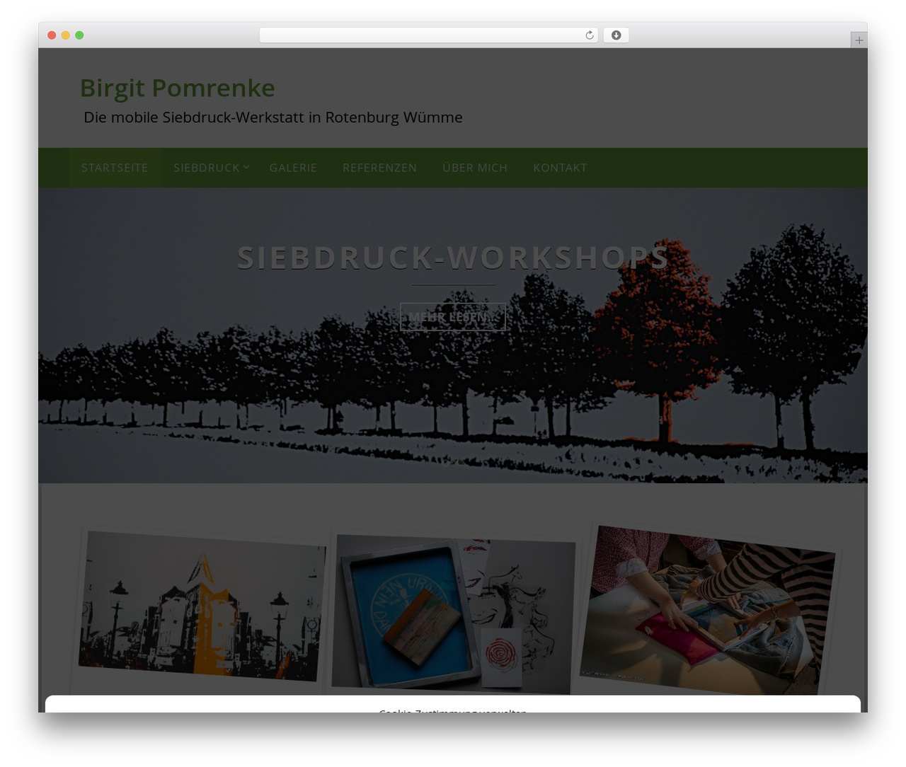 Birgit WordPress website theme - birgit-pomrenke.de