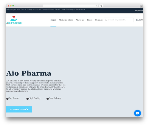 Better chat support WordPress plugin - aiopharma.com