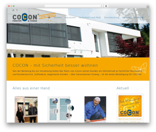 Cocon top WordPress theme - cocon-fenster-tueren.at