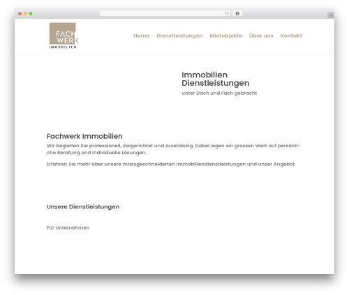 Divi modules simple heading WordPress plugin - fachwerkimmobilien.ch