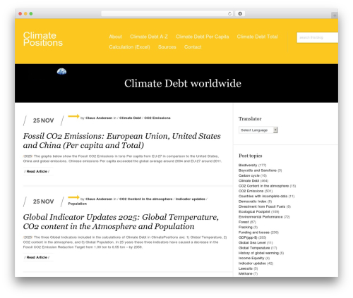 Explosion - Responsive Wordpress Blog / Personal Theme best WordPress theme - climatepositions.com
