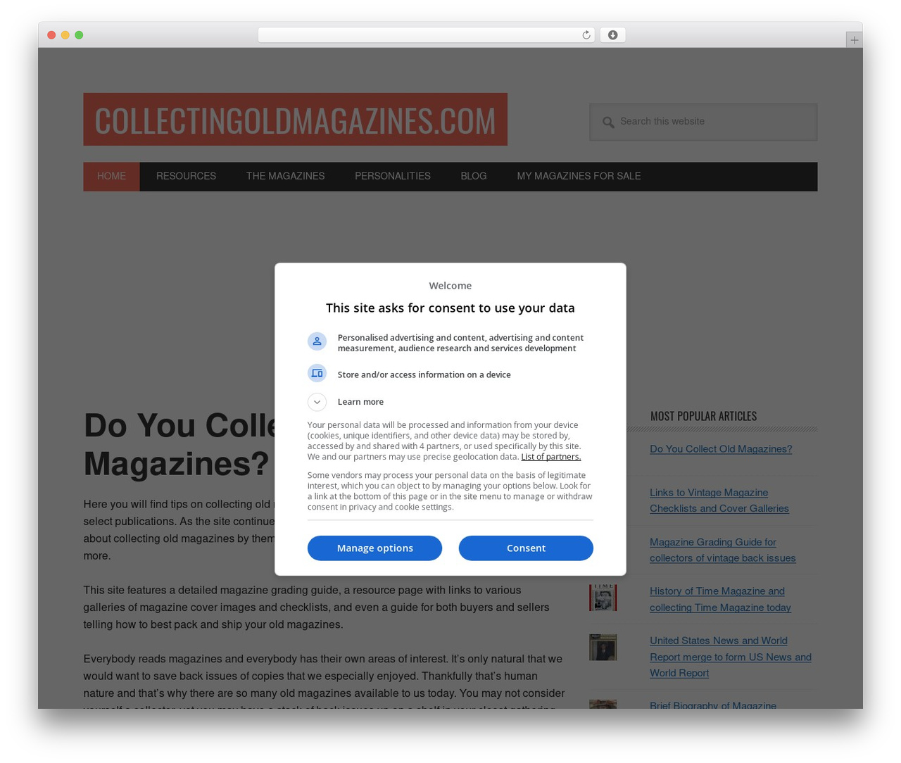 Genesis WordPress theme - collectingoldmagazines.com Genesis WordPress theme - collectingoldmagazines.com