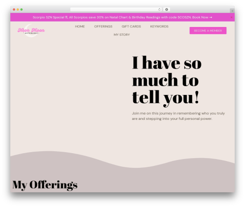 Gift up WordPress plugin - neonmoonastrology.com