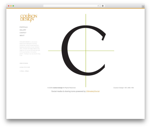 Infinity WP theme - coulsondesign.com