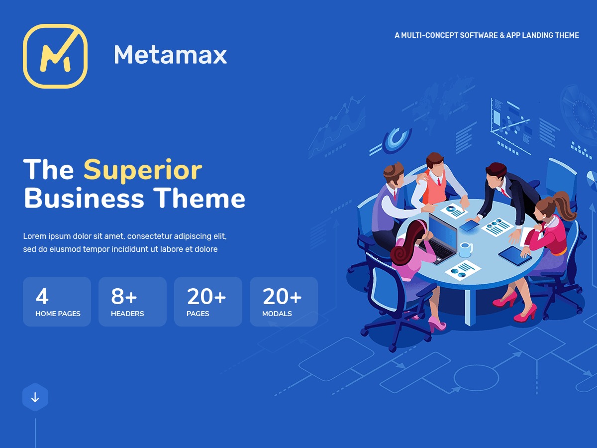 MetaMax template WordPress